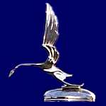 Heron hood ornament