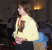 Assembly--Deb Montague's brownstone embellished shirt
